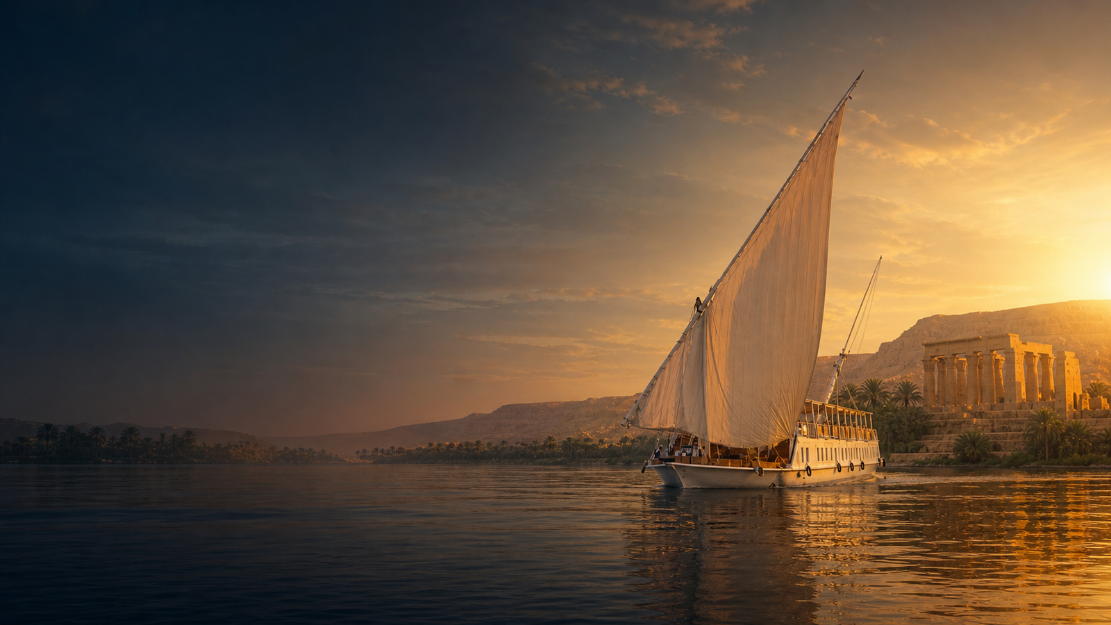 5 Tage Dahabiya-Nilkreuzfahrt ab Luxor: „BELLA“