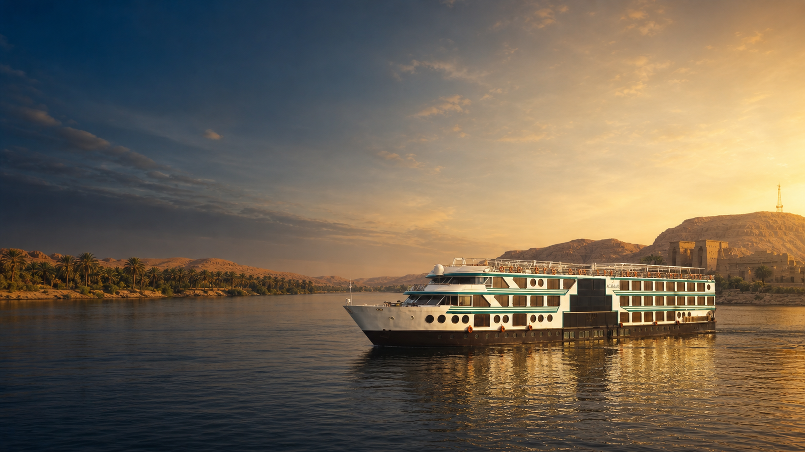 4 Tage Nilkreuzfahrt ab Assuan: M/S Akmar