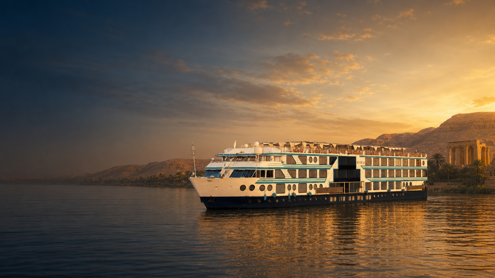 5 Tage Nilkreuzfahrt ab Luxor: M/S Akmar