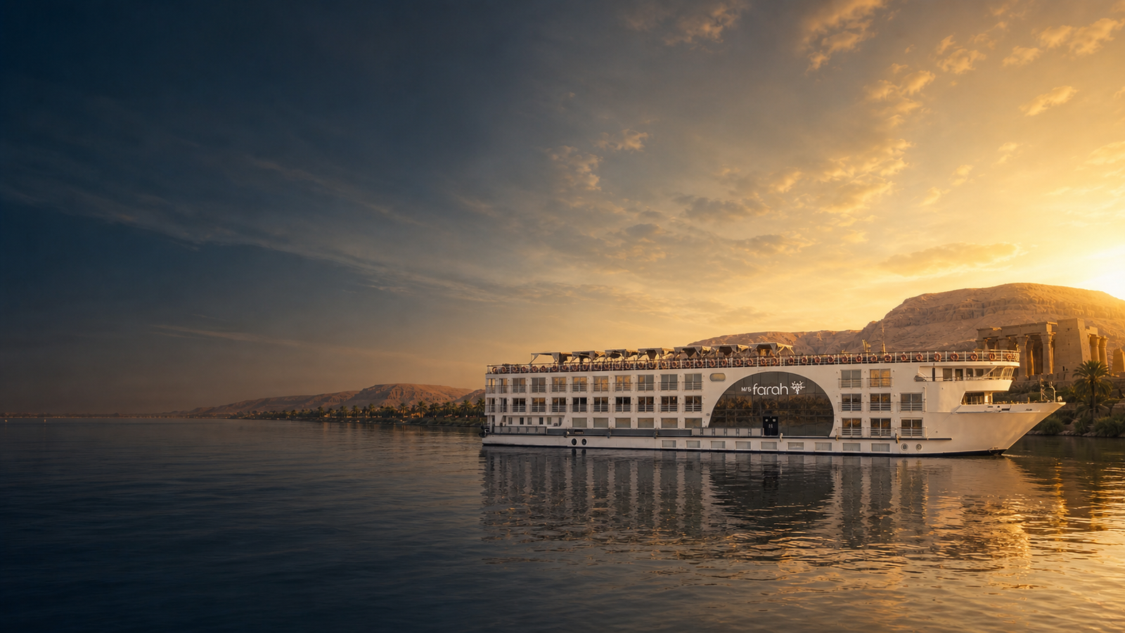 4 oder 5 Tage Nilkreuzfahrt: M/S Farah