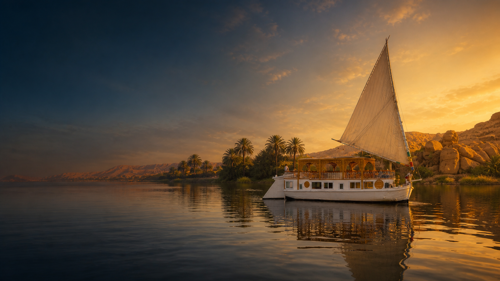 4-tägige Sandal-Nilreise von Assuan nach Luxor
