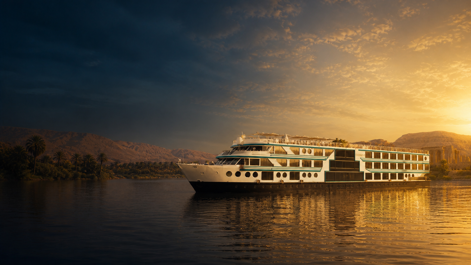 5 Tage Nilkreuzfahrt ab Luxor: M/S Royal Elite