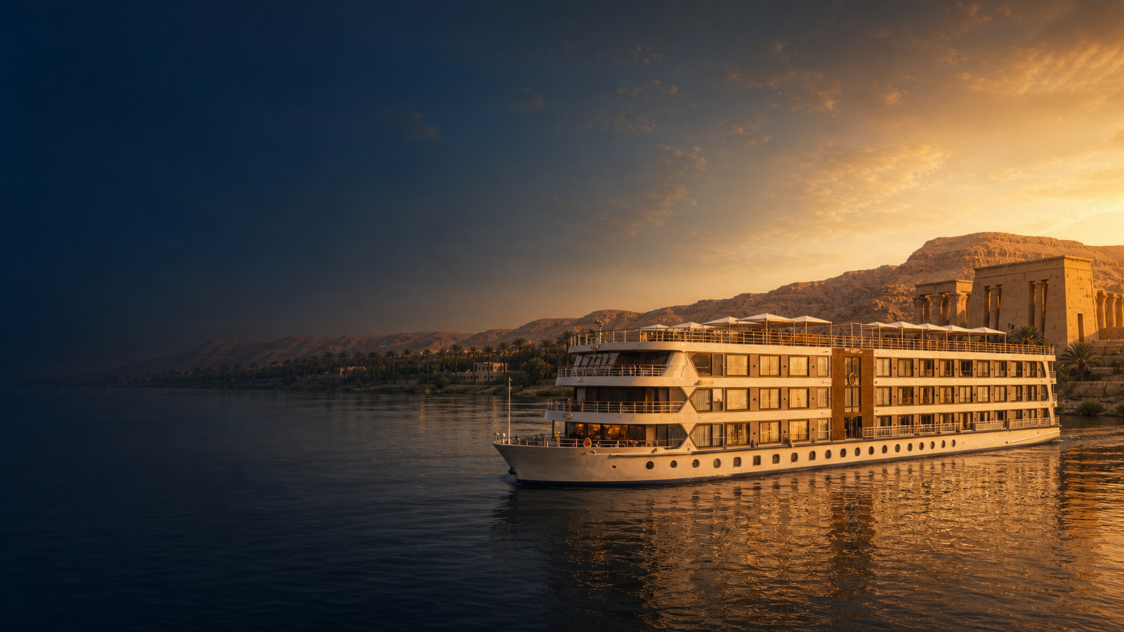 4 Tage Nilkreuzfahrt ab Assuan: M/S Royal Elite